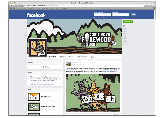 Don't Move Firewood Facebook