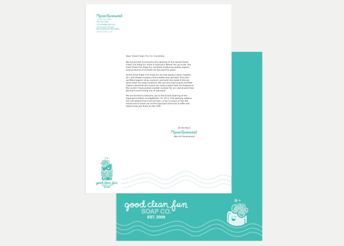 Good Clean Fun Letterhead