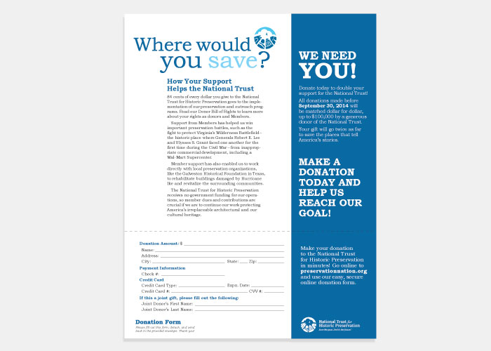 National Trust Donation Form
