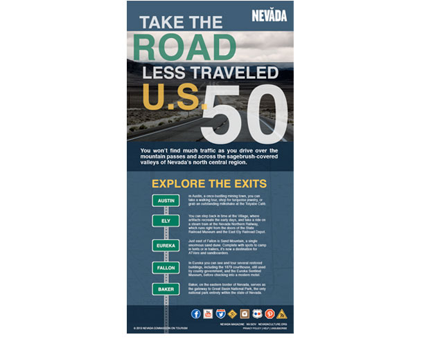 Nevada Email Take the Road Less Traveled