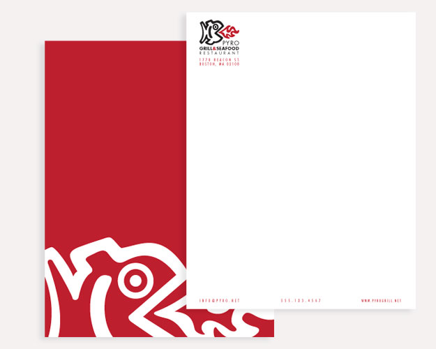 Pyro Grill Letterhead